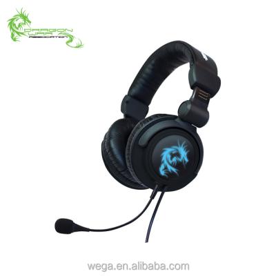 China Plug and Play USB 2.0 Sound Led Light Vibration Professional Gaming Headset For PC for sale