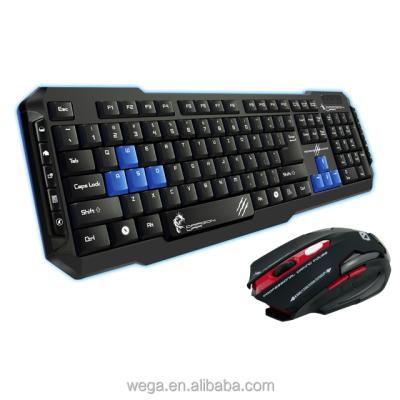 China OEM customs logo membrane optical mouse ERGONOMIC function macro led standard size e-sports keyboard mouse combo set for sale