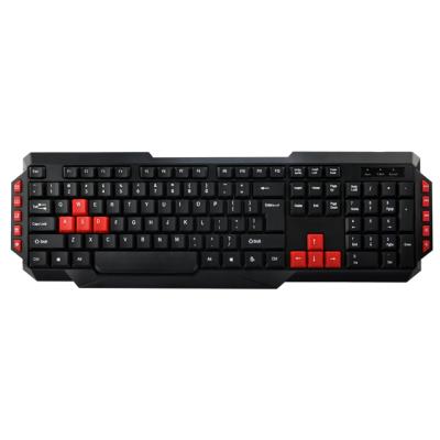 China Hot Red Keypad Brand Logo USB Core Keys Tilt Slim PC Wired Keyboard for sale