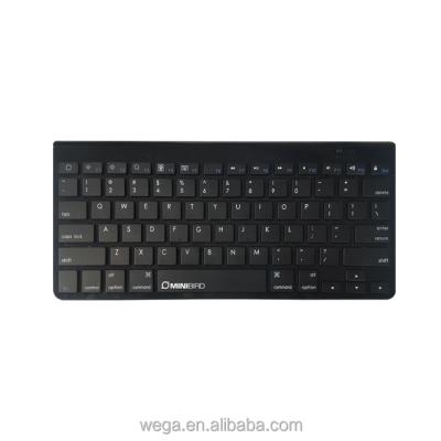 China Super Slim Wireless 2.4 G Hot Keys Waterproof Short Portable QWERTY Arabic Typewriter Wireless Keyboard for sale