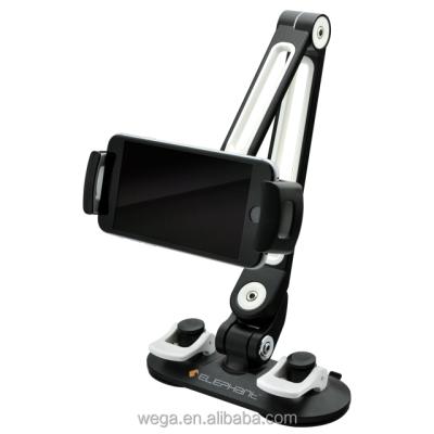 China HD Plastic + Aluminum Lazy People Tablet Desktop Mobile Phone Holder for sale