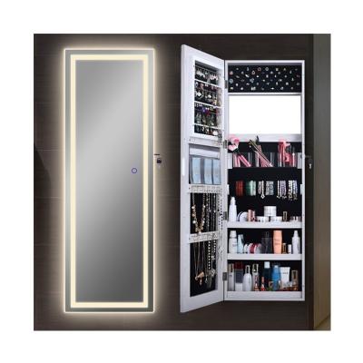 China Factory Outlet Wall Mount Mirror Magnifying Cabinet With LED Light Touch Sensor for sale