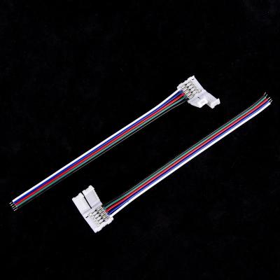 China Residential Led Strip Connector Socket Led Strip Connector For 12mm Thick RGBW Strip LED Strip for sale