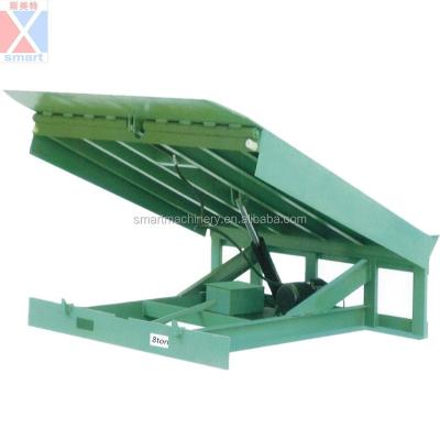 China Manganese Steel Stationary Adjustment Height Truck Loading Ramp, Yard Ramp, Hydraulic Ramp for sale