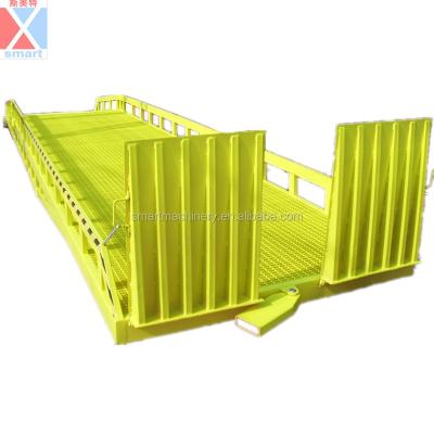 China Loading And Unloading Hydraulic 10T Cargo Forklift Ramp , Truck Loading Ramps For Trailers for sale