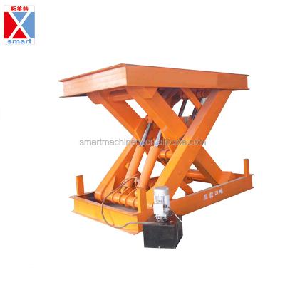 China 220V Electric Mechanical Assembly Line In Underground Ground Floor Used Garage Home Hydraulic Scissor Car Lift For Gas Station Price (CE) for sale