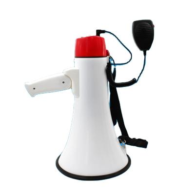 China 25W Wireless Rechargeable Megaphone With Microphone Siren MP3 Handheld Record for sale