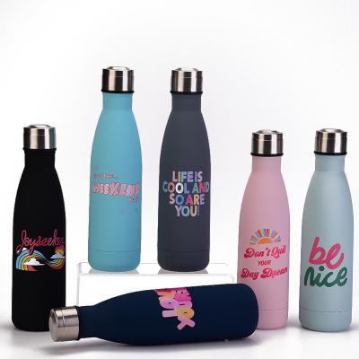 China PORTABLE Small Mouth 16oz Factory Sports Stainless Steel Vacuum Drink Cup Insulated Bottle Custom Logo Water Bottle for sale