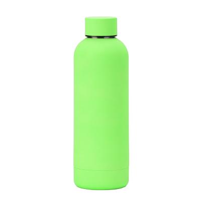 China Colorful PORTABLE 16oz In Stock Logo Vacuum Insulated Cup Stainless Steel Vacuum Flask Customized for sale