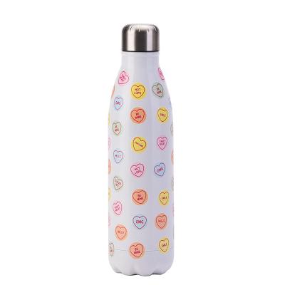 China 2023 New Beautiful 16oz Stainless Steel PORTABLE Vacuum Cup Insulated Drink Bottle Custom Logo Water Bottle for sale