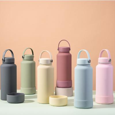 China Hot Sale 33oz Matte Color 304 Stainless Steel PORTABLE Vacuum Mug Sports Cup Custom Color Water Bottle for sale