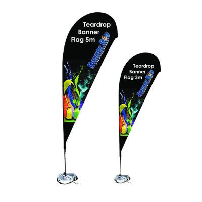 China Factory High Quality FLYING Digital Custom Beach Flag Printing Teardrop Flag For Promotion for sale