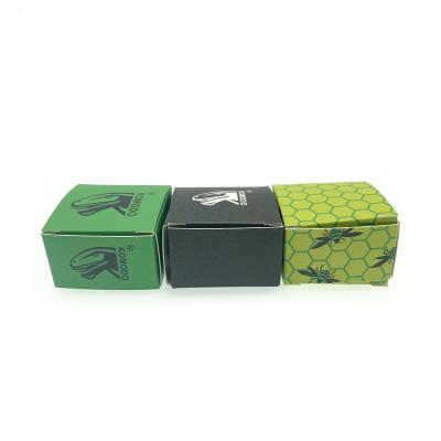 China Disposable Custom Cube Paper Box Glass Packaging in Logo Print Cosmetic Jar Boxes 5ml 9ml for sale