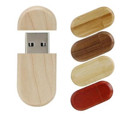 China Eco-friendly Custom Logo Wooden Gift Usb 2.0 Pen Drive 2GB 4GB 8GB USB Storage Data Stick Wood Flash Drive for sale