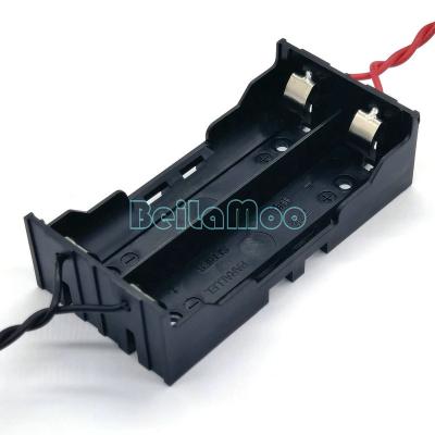 China ABS Beilamoo Dual 18650 Two Cell Box With DIY Wire Leads BLM Battery Holder 1865 Battery Case for sale