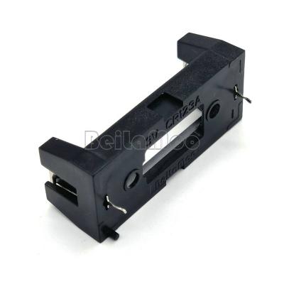 China ABS single 16340 CR123A 17335 battery box 2/3Awith terminal 16340 PCB board 17335 battery holder case for sale