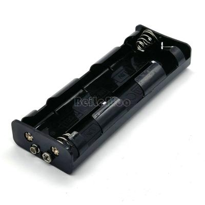 China PP Six Size 6C UM2*6 Battery Holder With Snaps 9V 26500 LR14 Battery Case for sale