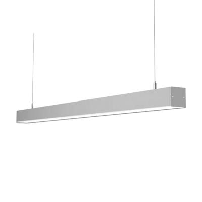 China Latest Factory OEM Minimalist 50W 4750LM Linear LED Office Pendant Light From China for sale