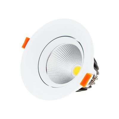 China Modern 20w recessed downlight lighting led antiglar down light adjustment 65mm 9w led downlight for sale