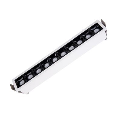 China Modern Smart Aluminum Alloy Ac120-277v 25w Dimmable Hotel Commercial Anti-glare Recessed Ceiling Led Grill Light For Project Light for sale