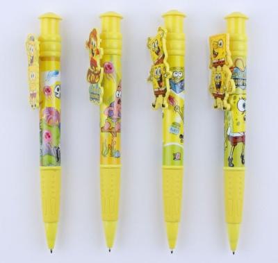 China Promotional pen escolar cartoon printing material ball pen, kawaii pens for kids for sale