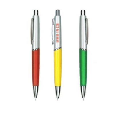 China Promotional Pen High Quality Plastic Ballpoint Pen with Click Action for sale