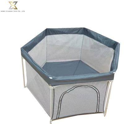 China New Wholesale Folding Baby Playpen Yard Kids Play Fence For Toddlers Fence for sale