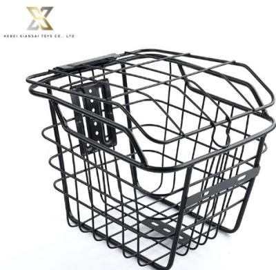 Κίνα Wholesale Durable Bicycle Front Basket Steel Wire Bicycle Front Basket Factory Direct Bicycle Accessories Basket For Road προς πώληση