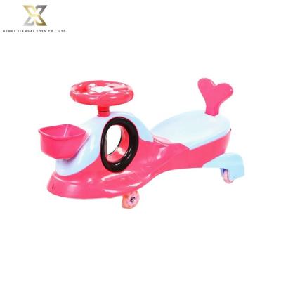 Κίνα Ride On Wheel Toy China Supplier Cheap Price Kids Snap Wheel Swing Car With Basket Original Quality PP Plasma Car Twist Car προς πώληση