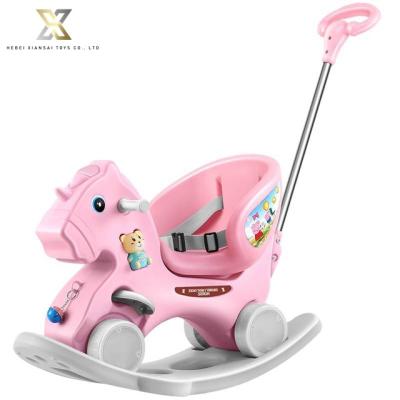 China Ride On Toy Plastic Toddler Walker Children Unicorn Cartoon Horse Ride On Animals Rocking Toy en venta