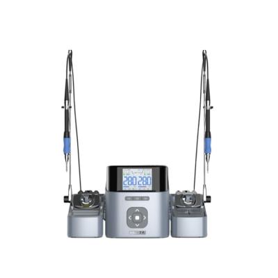 China T420D factory T245/T210/T115 dual channel intelligent soldering station, with I-iron tip for sale