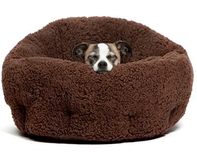 China Customized Comfortable Soft Cooling Plush Pet Bed For Cats Or Small Dogs for sale