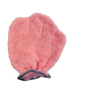 China Sustainable Absorbent Material Microfiber Pet Drying Towel Glove for sale