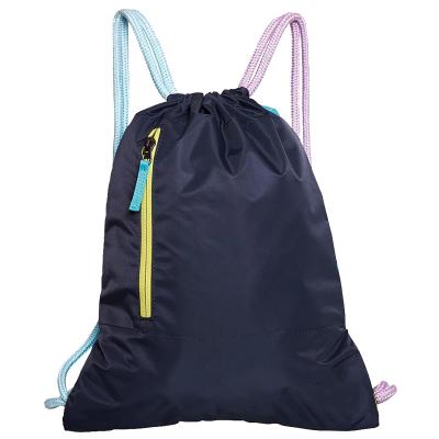 China Waterproof Reusable Drawstring Backpack Bag for Women Girls Gym Eco Friendly Drawstring Bags for sale