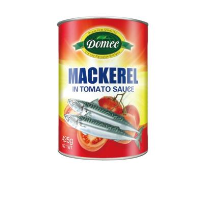 China Jack Mackerel In Tomato Sauce Canned Fish 425gram HALAL MEAT Fish Canned for sale