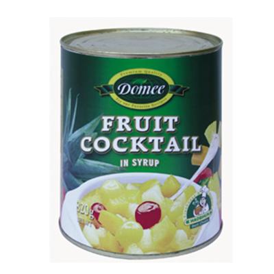 China Canned Canned Fruit Cocktail in Syrup Including cherry grape pineapple peaches pear for sale