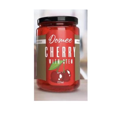 China Canned Fruit Cherry In Artificial Syrup Not Made In CN For Daily Party Treat High Quality for sale