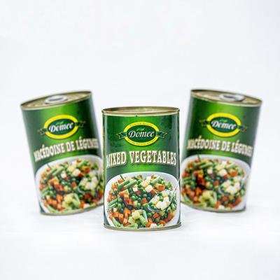 China Canned mixed vegetables mixed with 2/3/4/5 vegetables for sale