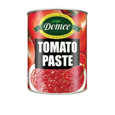 China Canned tomato sauce in tin packed box for sale