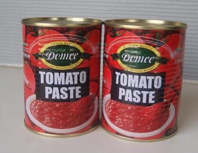 China Canned tomato sauce 28-30% brix 70g/210g/400g/800g/2200g/3000g for sale