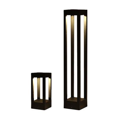 China Outdoor Front Porch Back Yard Column Garden Pole Pathway Bollard Led Garden Light for sale