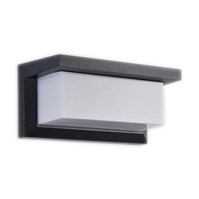 China Waterproof Outdoor 20W Polycarbonate Rectangle Garden Porch Sconce Lighting Led Wall Light for sale