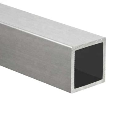 China Building Hardware Aluminum Alloy 25x25 Square Pipe 1050 1100 Aluminum Square Tube for sale