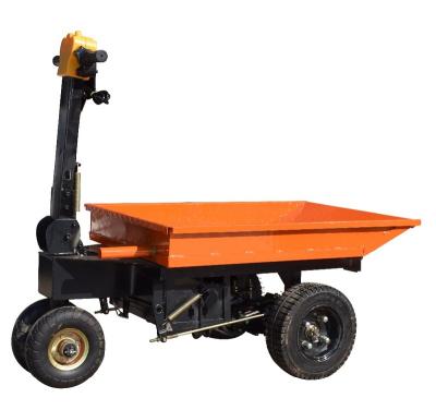 China Heavy Duty Electric Construction Tool Platform Truck Convenience 3 Wheel Hand Cart for sale