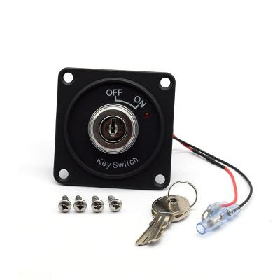 China Universal Vehicle DC 12V on/off Ignition Starter Key Switch with 2 Keys for sale