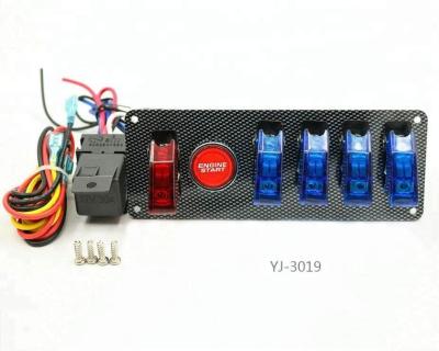 China DC 12V Racing Car LED Toggle Switch Panel for sale