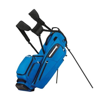 China Manufacturer Price Customized Customized LOGO Blue Adult Nylon Golf Dinner Light Nylon Stand Bags for sale