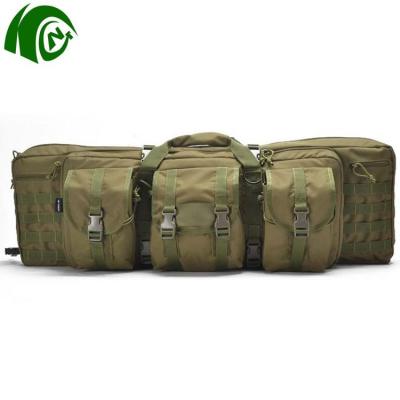 China Polyester OEM Custom Logo Rifle Case Double Tactical Gun Bag for sale