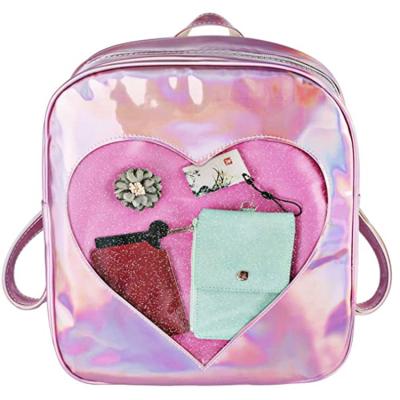 China Waterproof Factory Direct Custom Design Clear Window Pin Display Backpack AIE Bag for sale