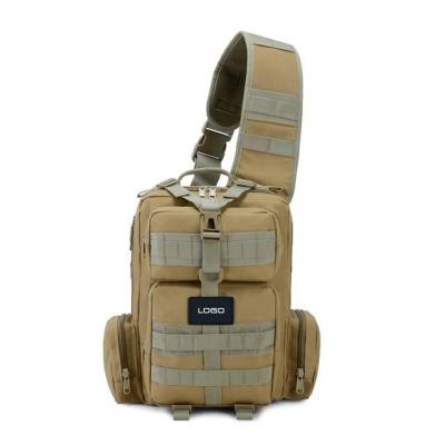 China Custom Polyester OEM Logo Army Chest Sling Bag Army Designer Sport Outdoor Waterproof Camouflage Oxofrd Cross - Body for sale